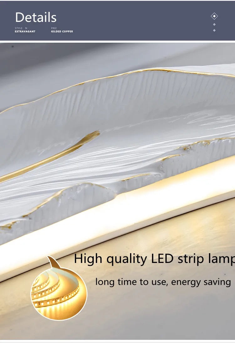 Decorative Led Leaf Indoor Walllamp