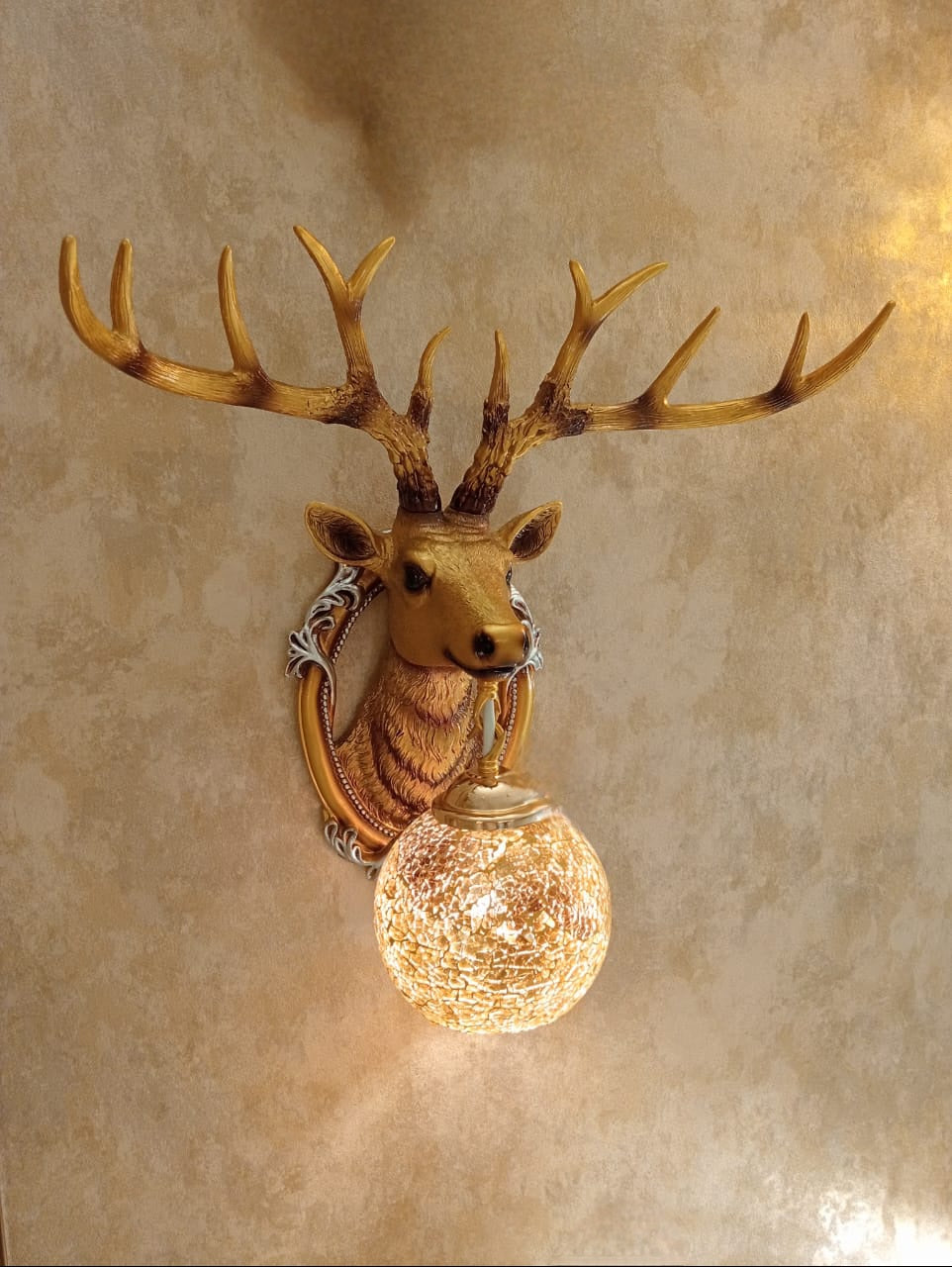 Markhor Scripted Wall Lamp