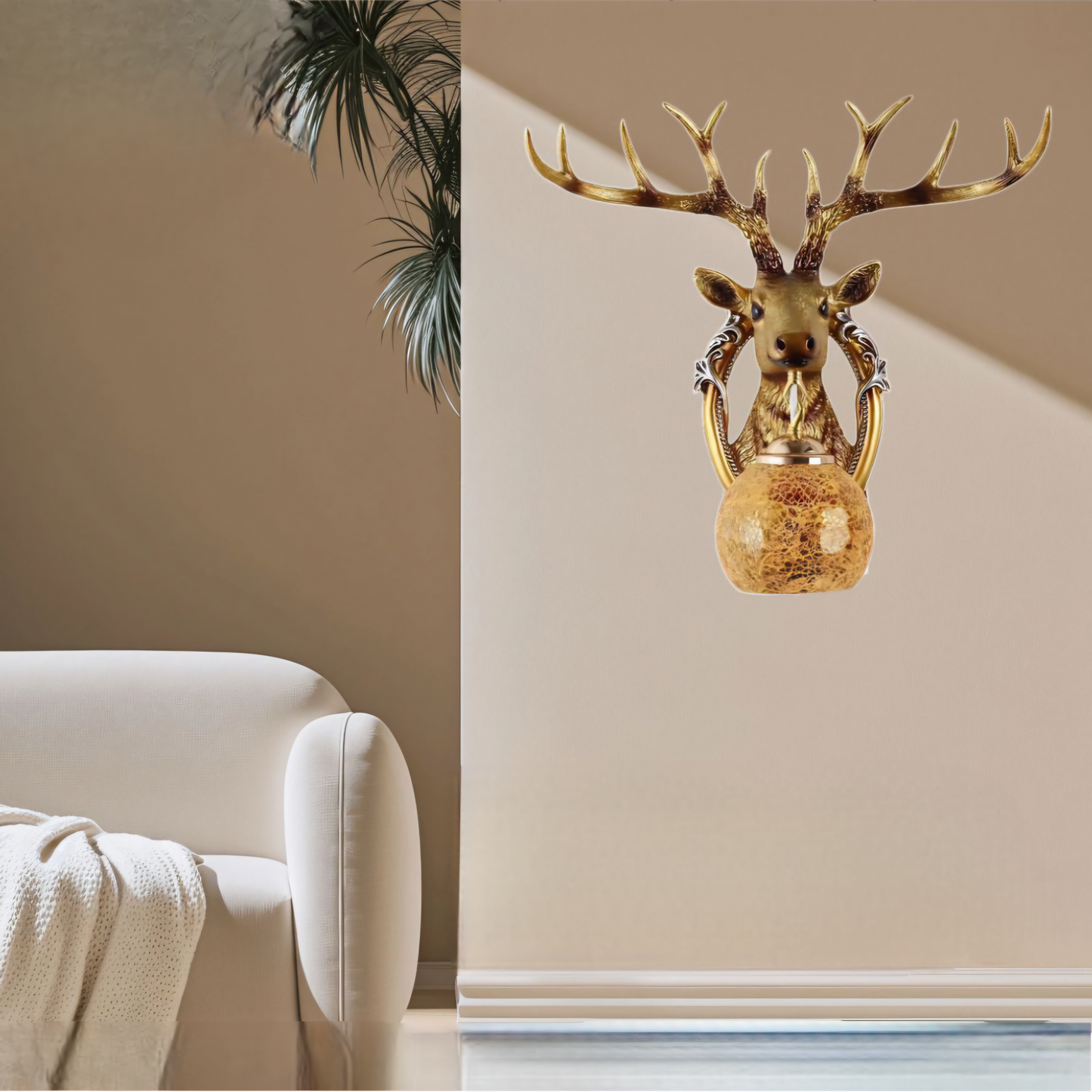Markhor Scripted Wall Lamp