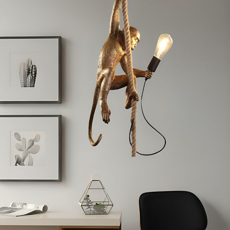 Monkey Edition Hanging Light