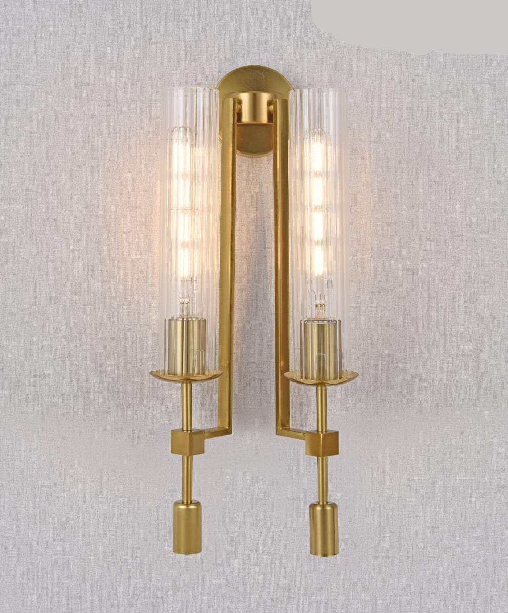 Double Retro Styled Vintage Edition Wall Lamp