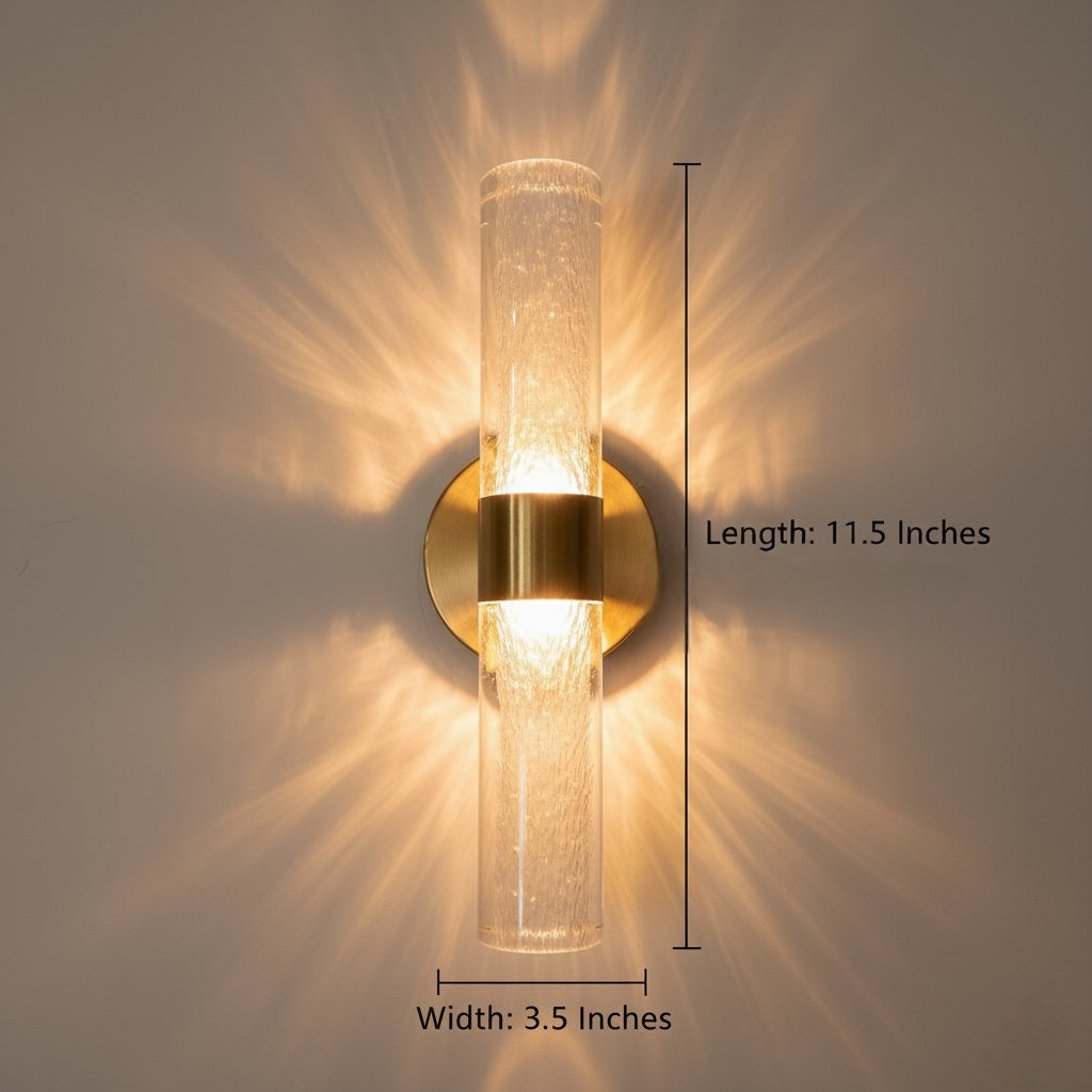 Modern Cylinderical Warm Led Walllamp