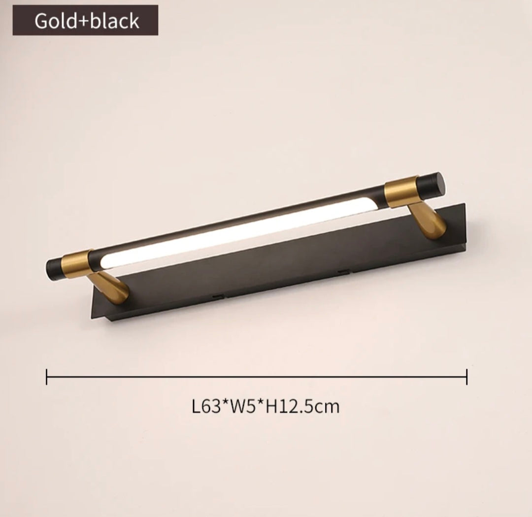 Antique Black Golden Picture Light