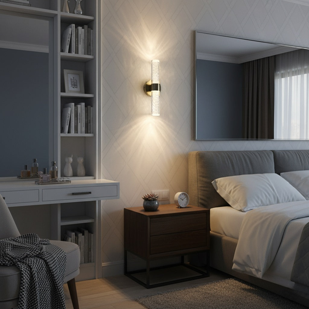 Modern Cylinderical Warm Led Walllamp