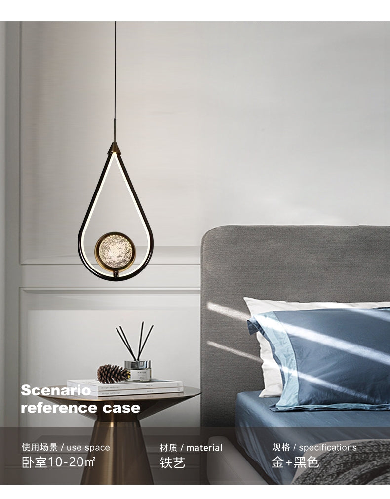 Oval Shaped Led Hanging Single Pandent
