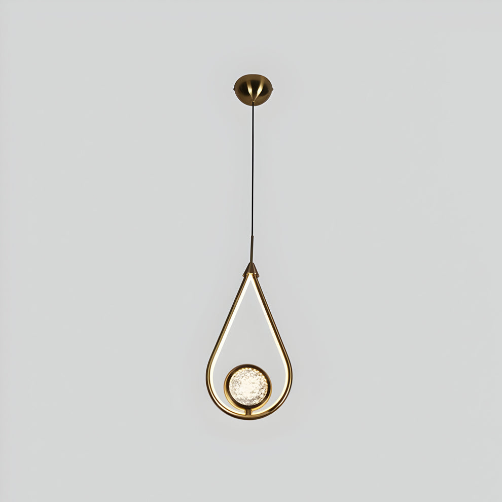 Oval Shaped Led Hanging Single Pandent