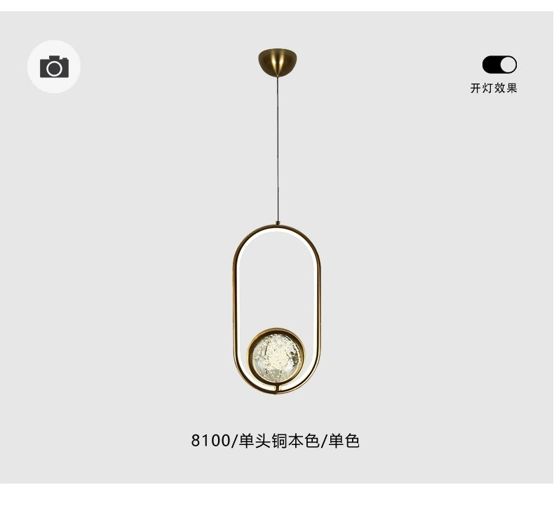 Recatangular Shaped Led Hanging Single Pandent