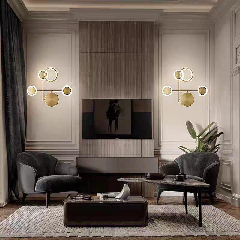 Modern Multi Pendulum Styled Wall Lamp