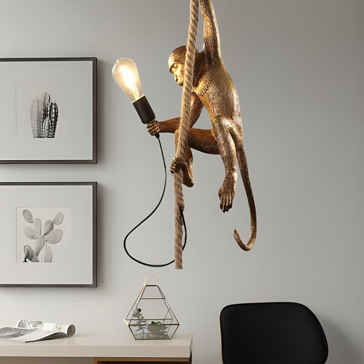 Monkey Edition Hanging Light