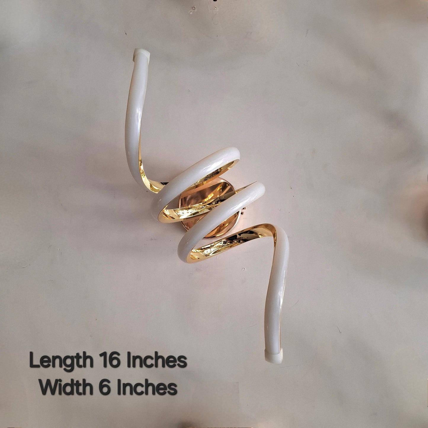 Led Golden Circular Walllight