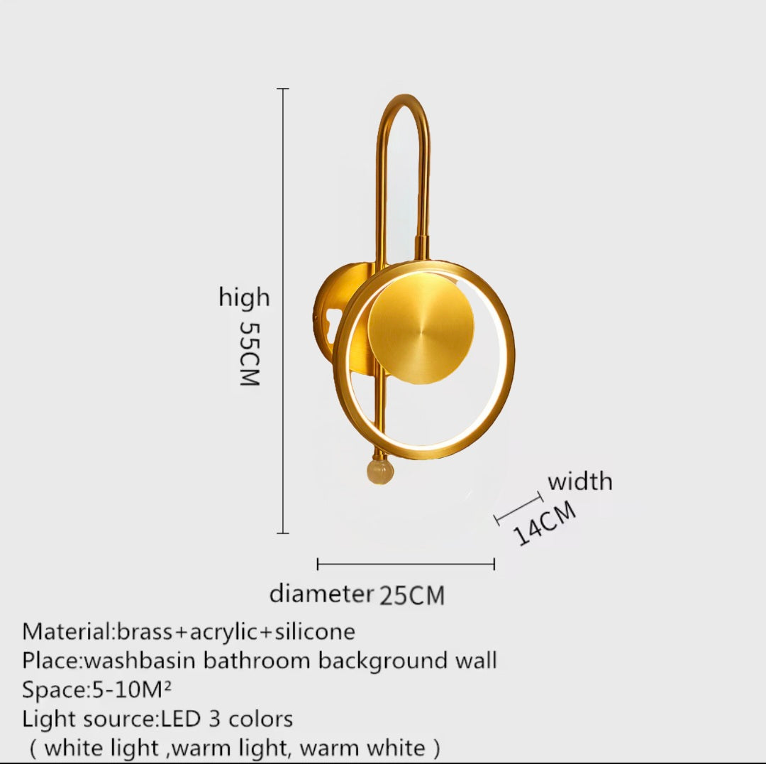 Modern Pendulum Styled Wall Lamp