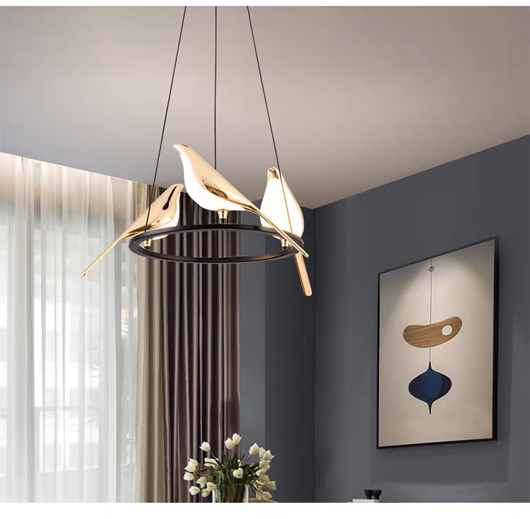 Six Headed Led Sparrow Styled Hanging Light