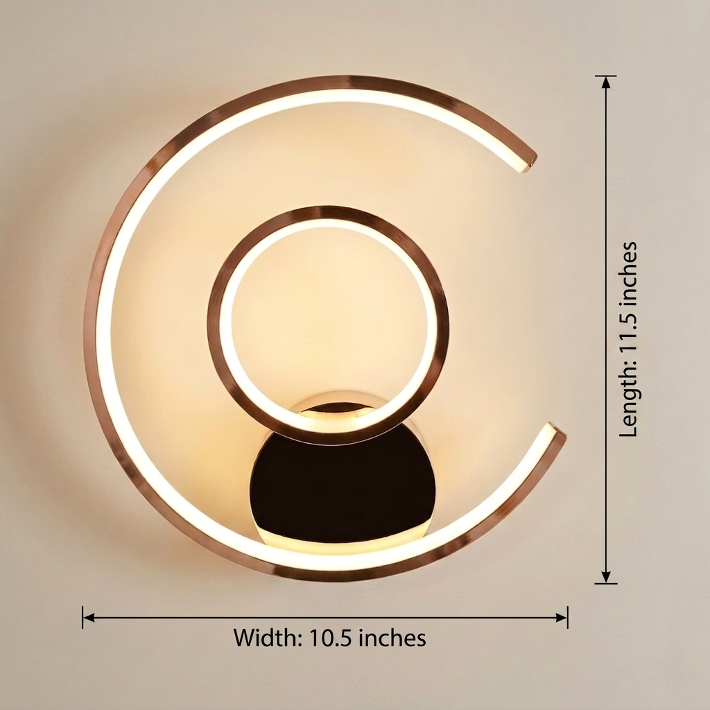 Chromatic Rose Gold Walllight