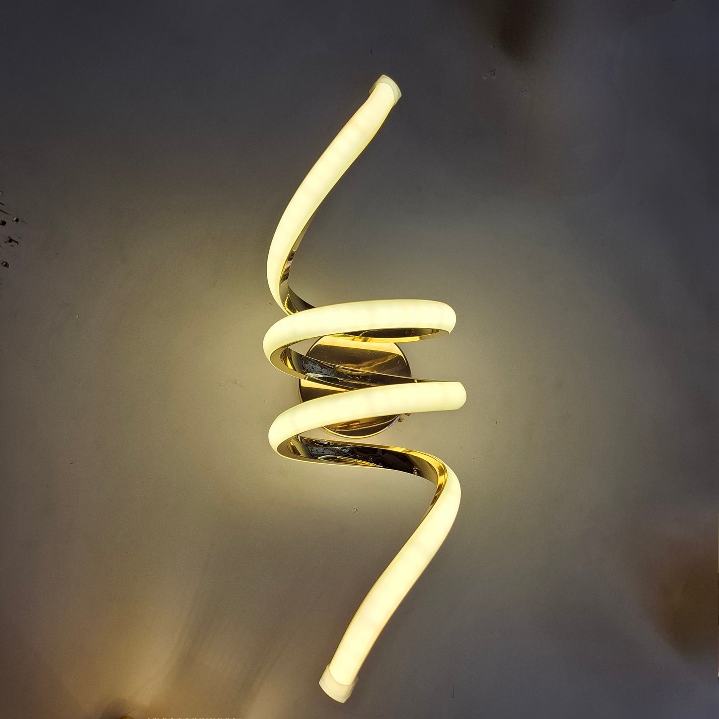 Led Golden Circular Walllight