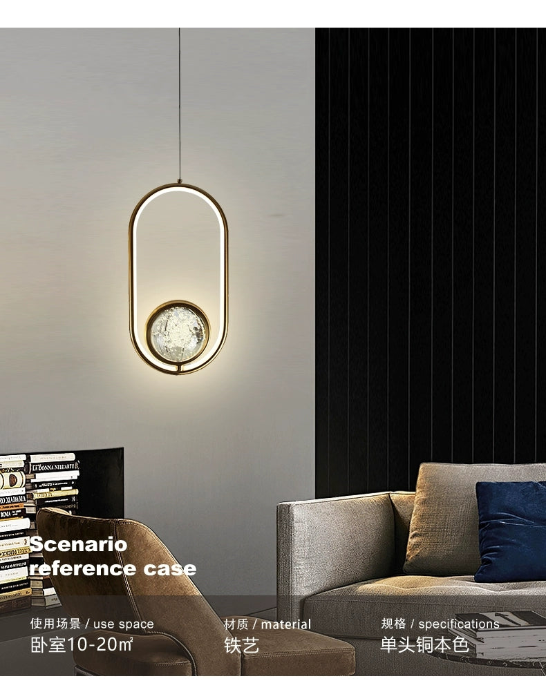 Recatangular Shaped Led Hanging Single Pandent