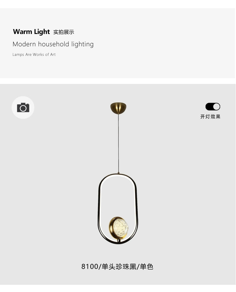 Recatangular Shaped Led Hanging Single Pandent