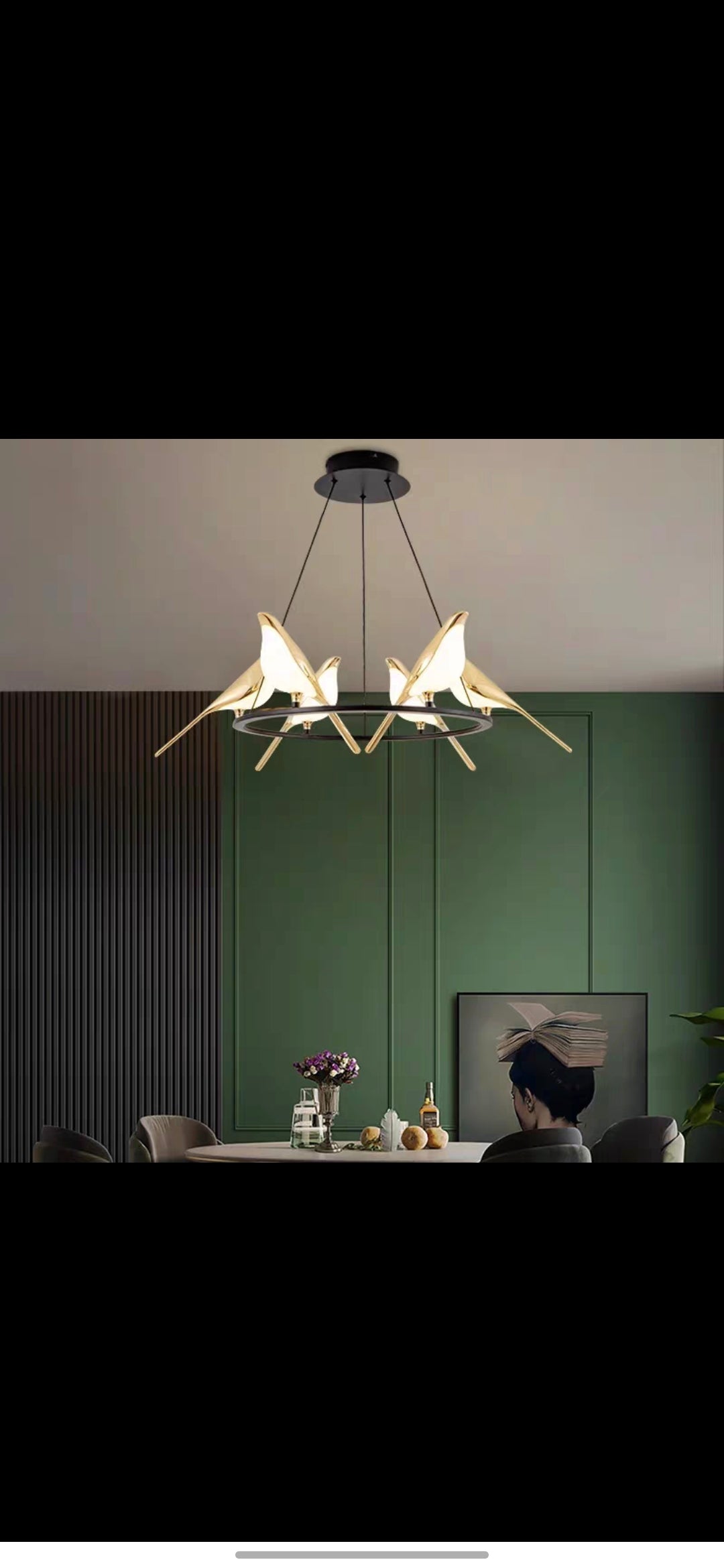 Six Headed Led Sparrow Styled Hanging Light