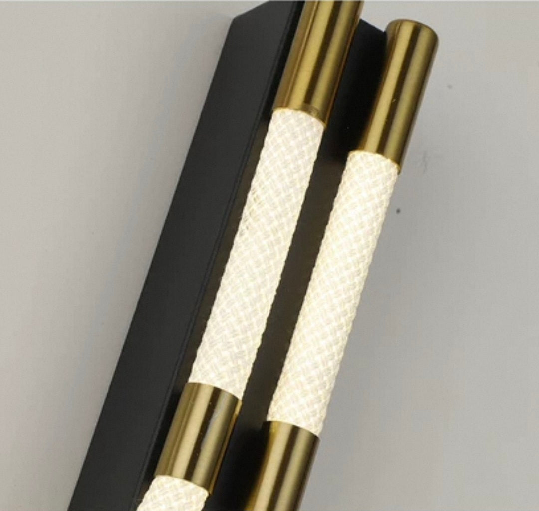 Dimmable Modern Golden Spiral Led Walllamp