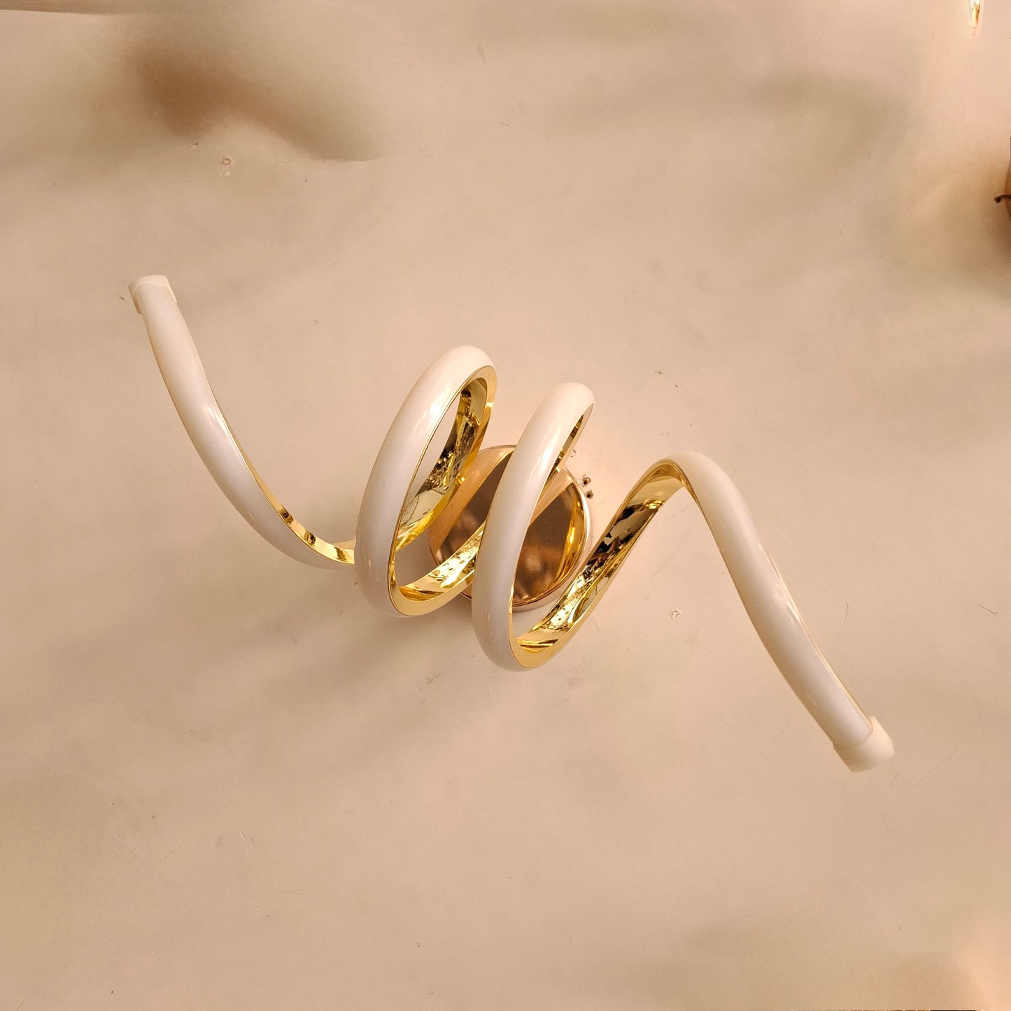 Led Golden Circular Walllight