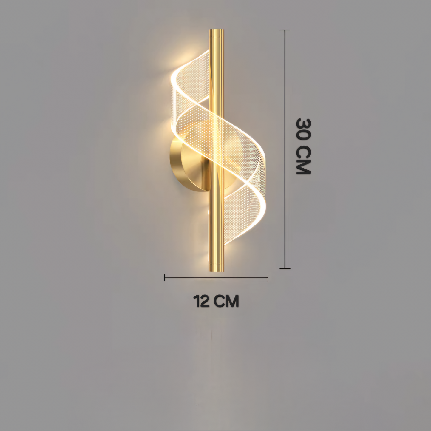 Designers Modern Acrylic Led Strip White Wall Light