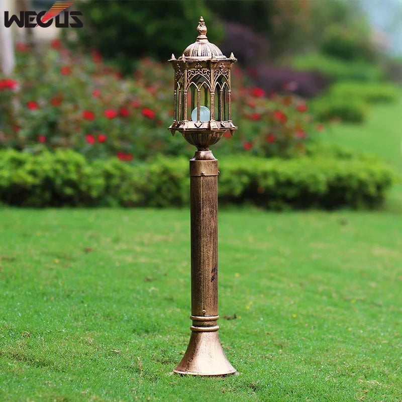 Antique Golden Metallic Garden Pathway Bullard Light