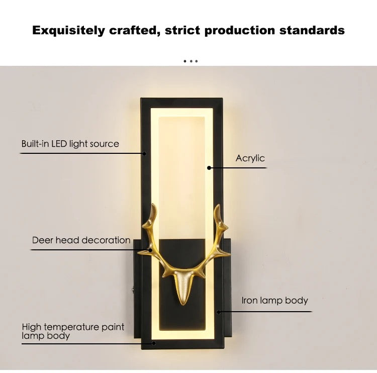 Markhor Led Rectangular Wall Lamp