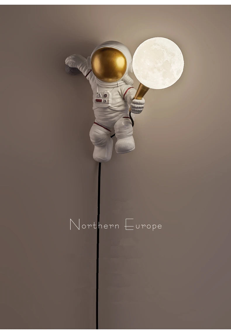 Astronaut White Led Walllamp