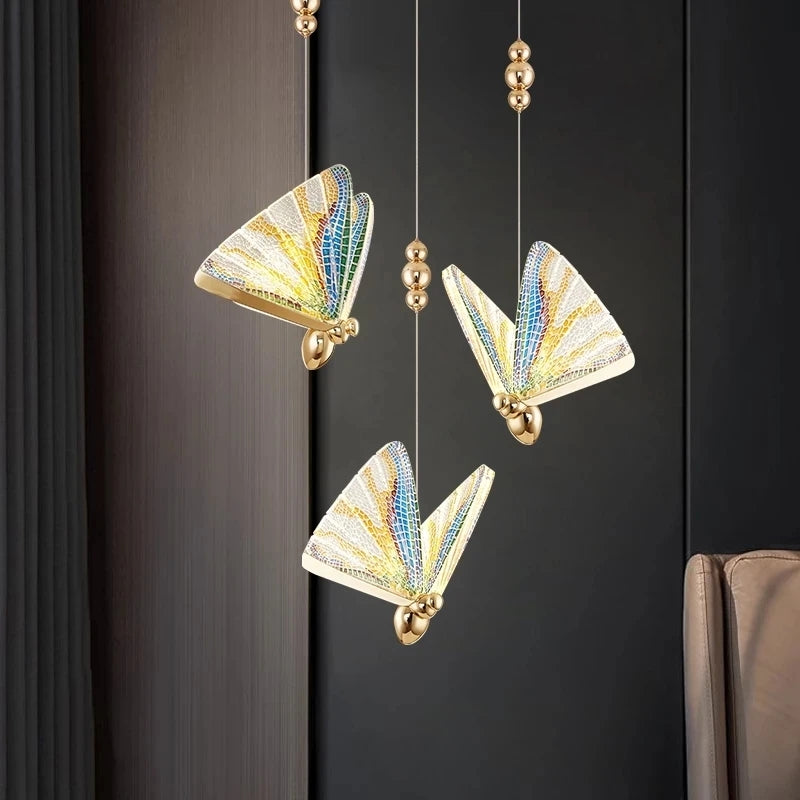 Colorfull Butterfly Hanging Light