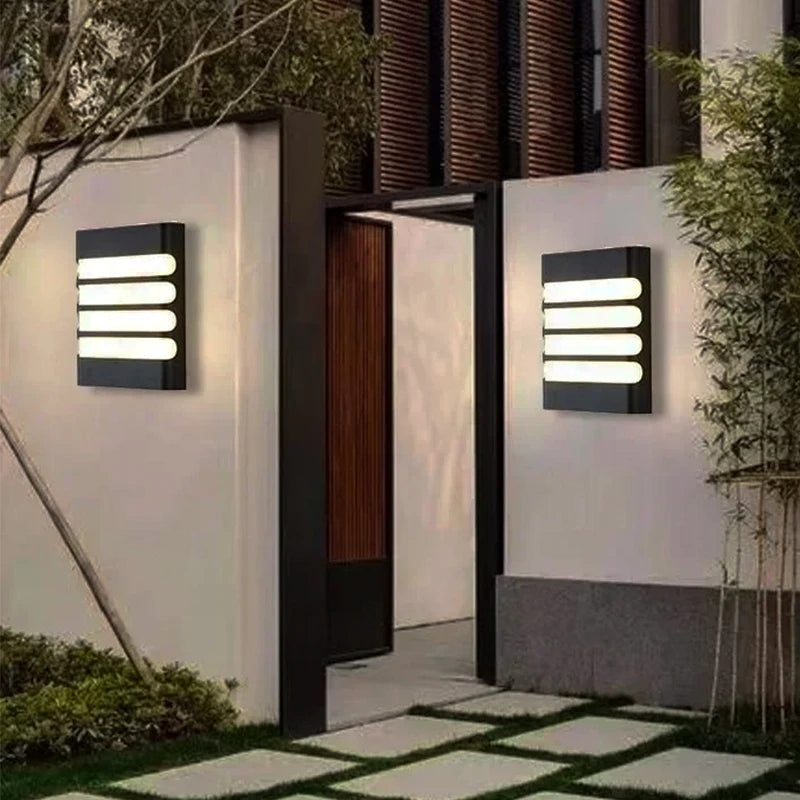 Led 8W Outdoor Waterproof Warm Walllight