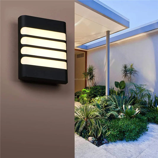 Led 8W Outdoor Waterproof Warm Walllight