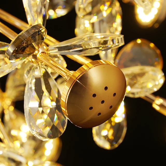 Nordic Golden Crystal Led Chandlier Light