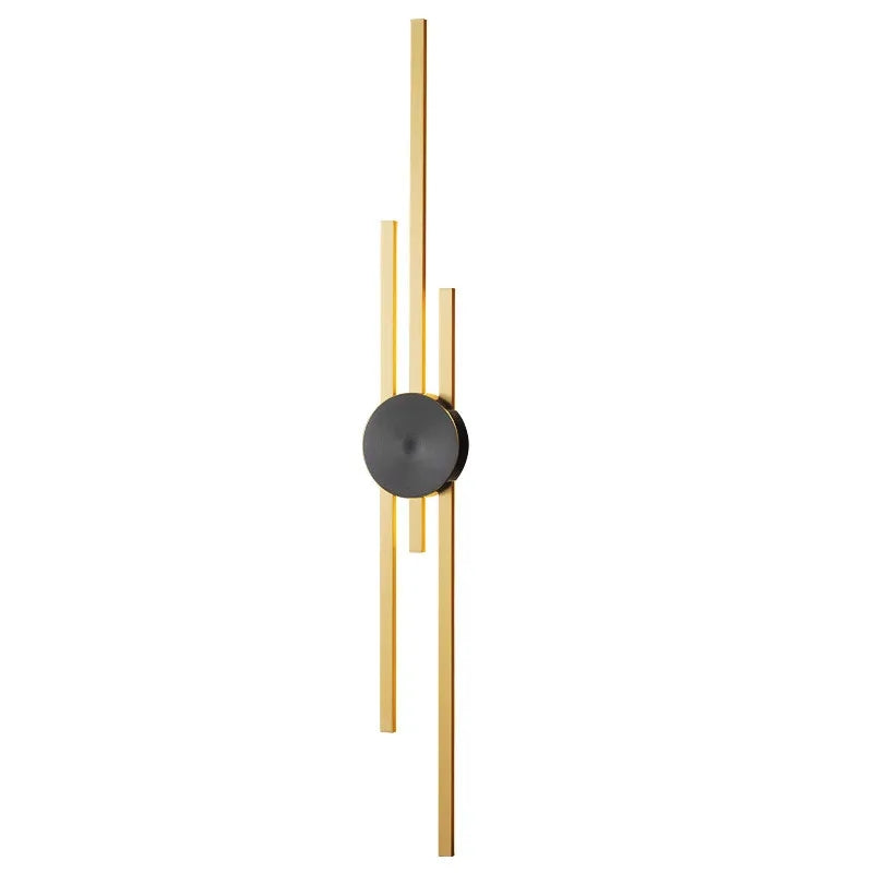 Led Straight Black Modern Walllamp ( 3feets)