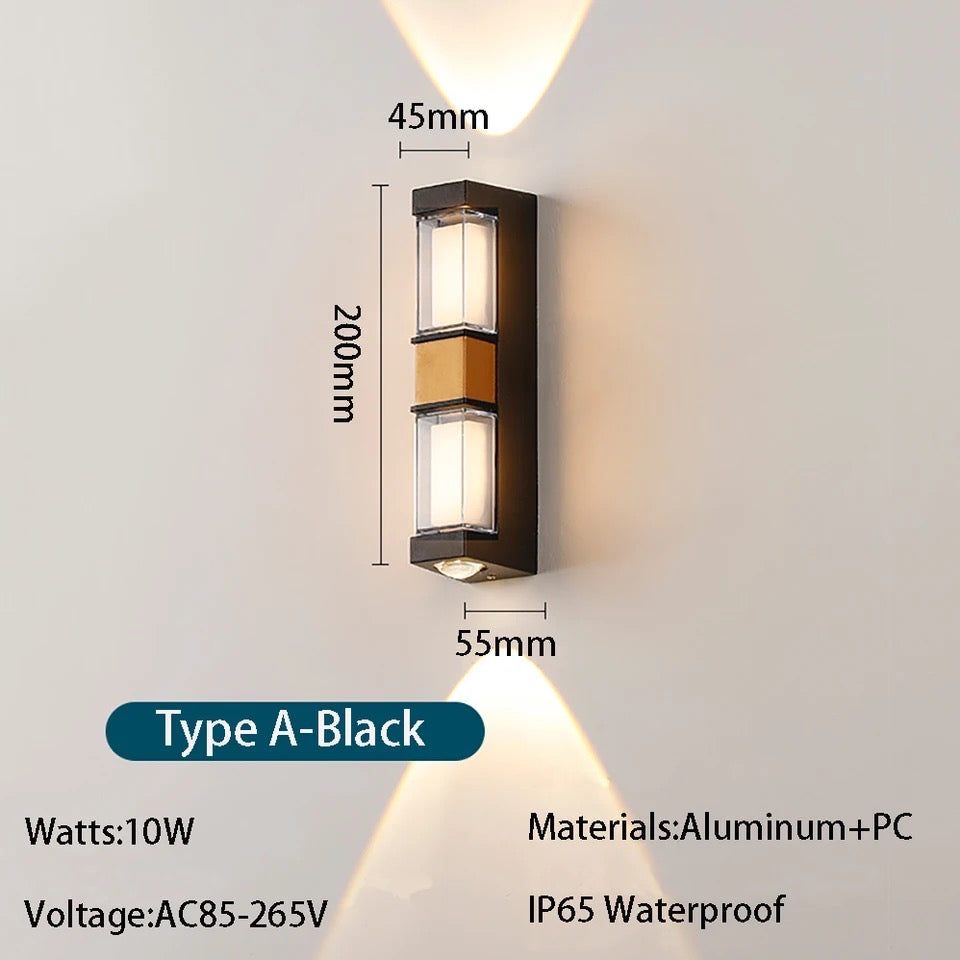 Led Double 10W COB Outdoor Walllamp