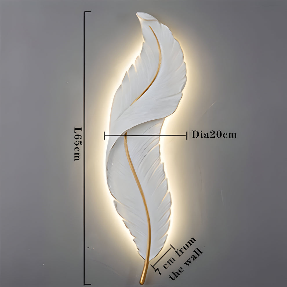 Decorative Led Leaf Indoor Walllamp