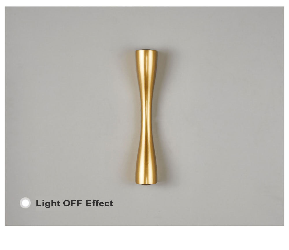 Golden Two Sided Waterproof Outdoor/Indoor Wall Light