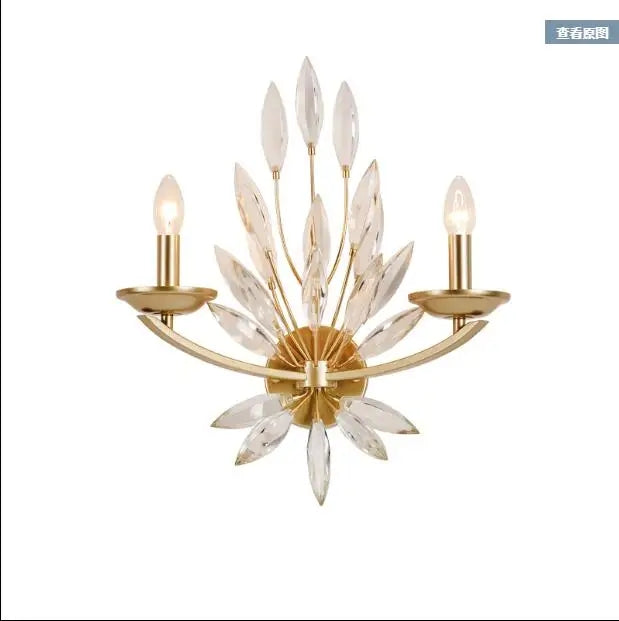 Nordic Golden Brass Metalic Walllight