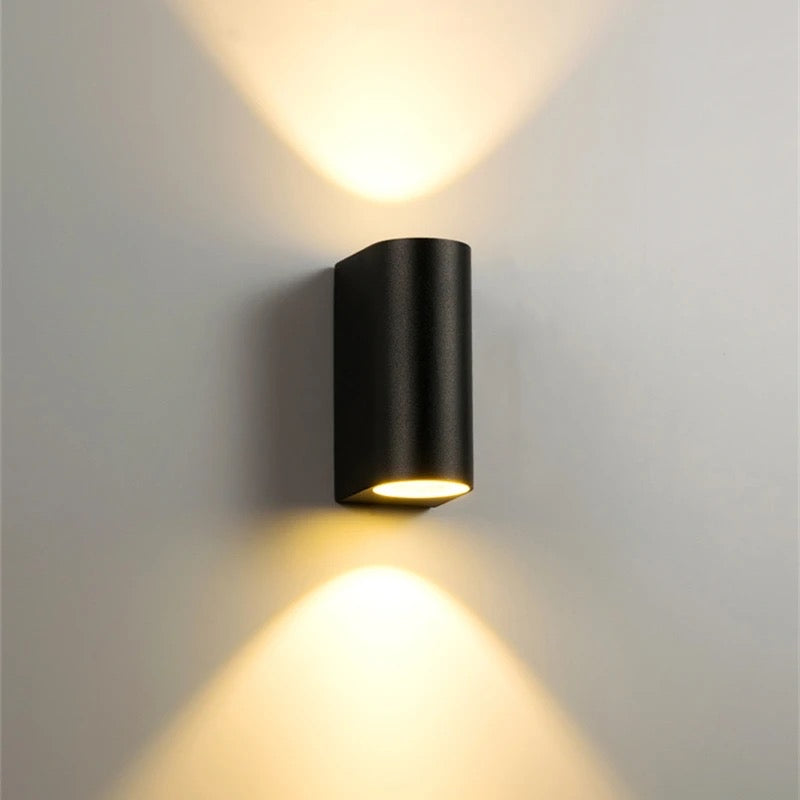 Double Sided Cylinderical Outdoor Walllamp