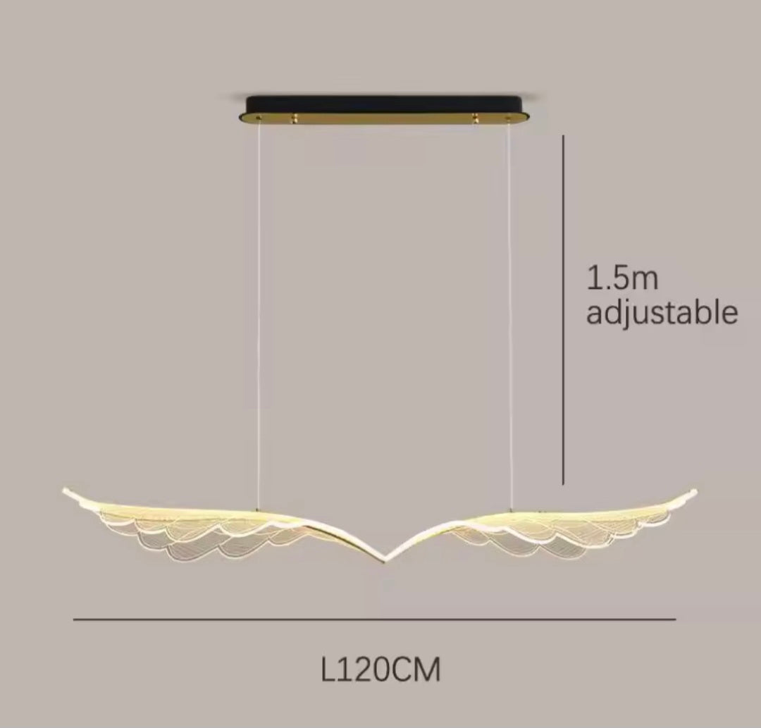 Nordic Golden Aryclic Led Hanging Light