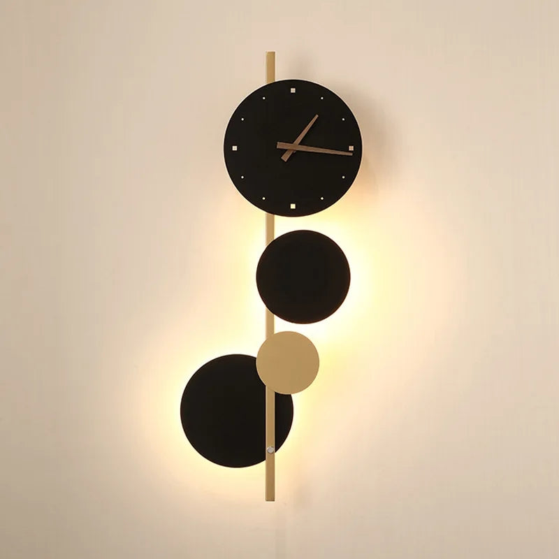 Clock Styled Led Wall Lamp