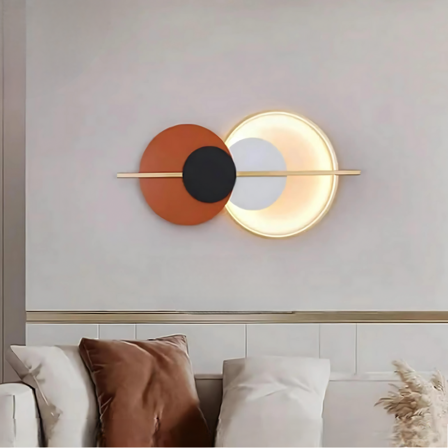 Quad Rounded Modern Led Walllight