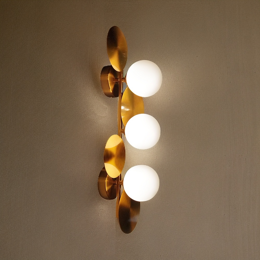 Golden Globe Modern Wall Light