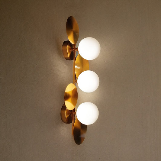 Golden Globe Modern Wall Light