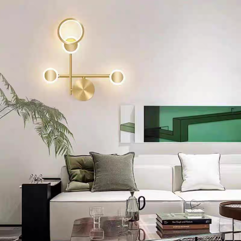 Modern Multi Pendulum Styled Wall Lamp