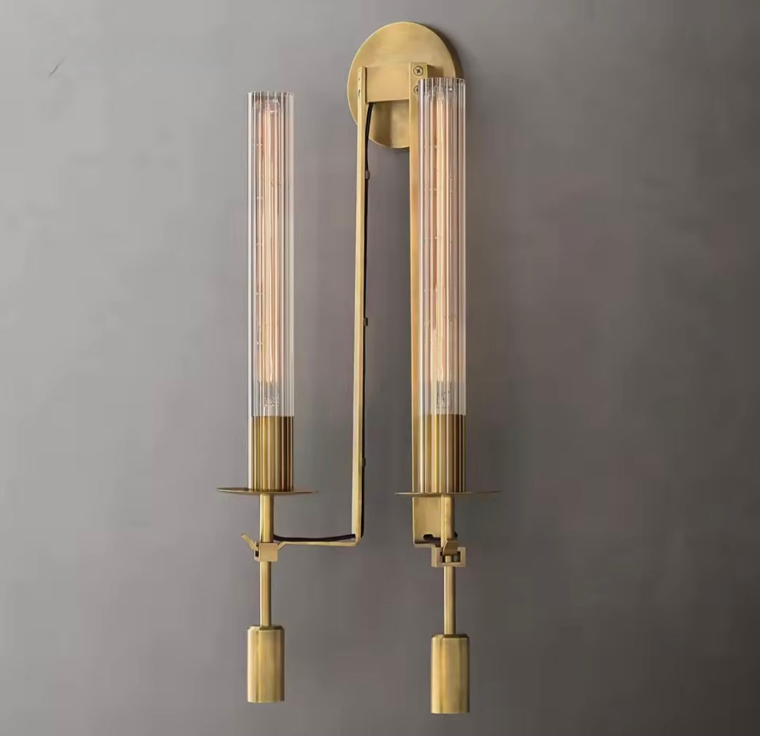 Double Retro Styled Vintage Edition Wall Lamp