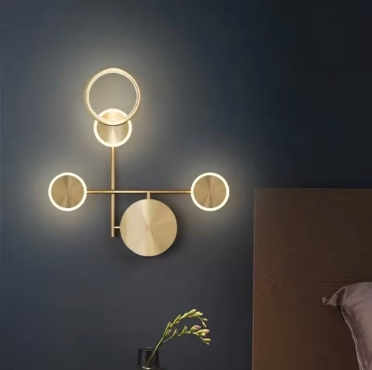 Modern Multi Pendulum Styled Wall Lamp