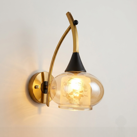 Modern Antique Lamp Glass Wallight