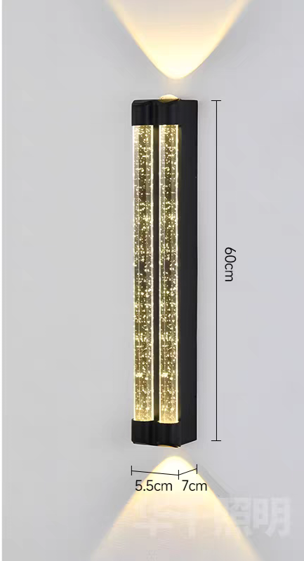 Double Crystal COB Outdoor Light
