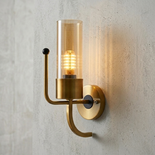Brass Metallic Golden Walllight