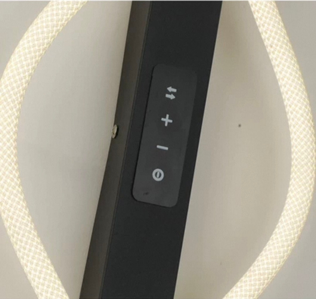 Dimmable Modern Golden Spiral  Led Walllamp
