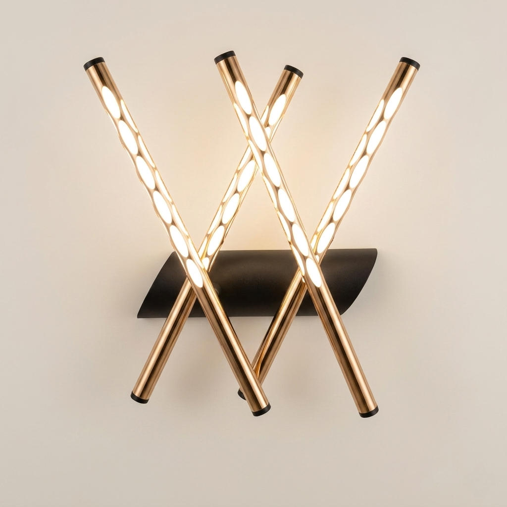 Four Sticks Led Wall Lamp
